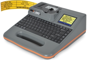 LOBO: Stampante Etichette Portatile +Batteria + Borsa "Accendi, Digita, Premi, Stampa"